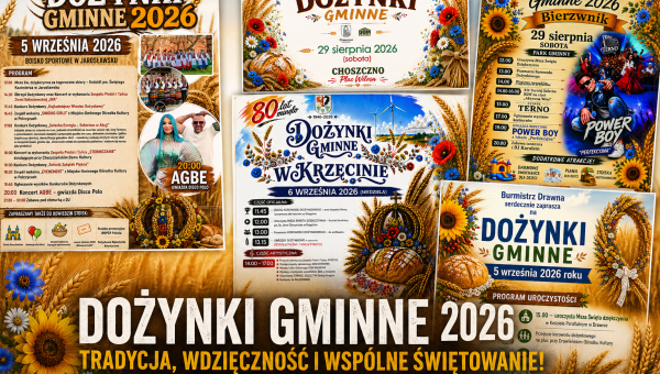 Dożynki Gminne w Powiecie Choszczeńskim | Zobacz Kiedy? Gdzie? 